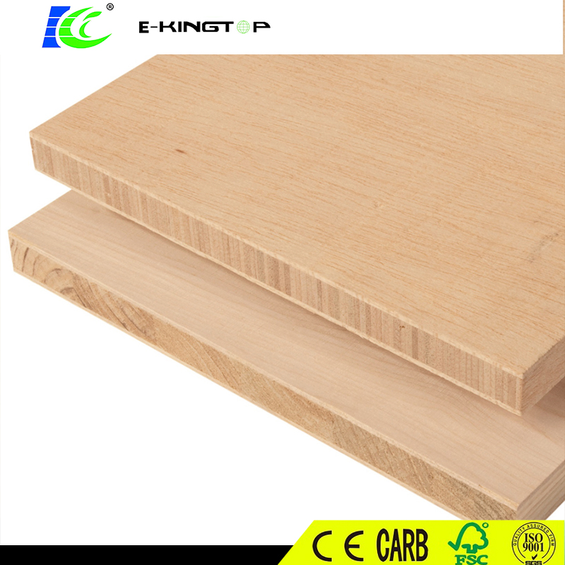 Factory Price Melamine Blockboard with Poplar/Pine Core