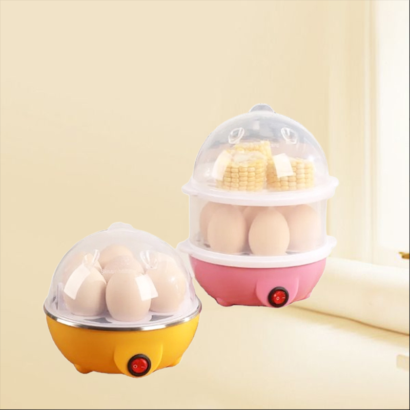 Versatile Double Layer Egg Steamer and Poacher for Home Cooking