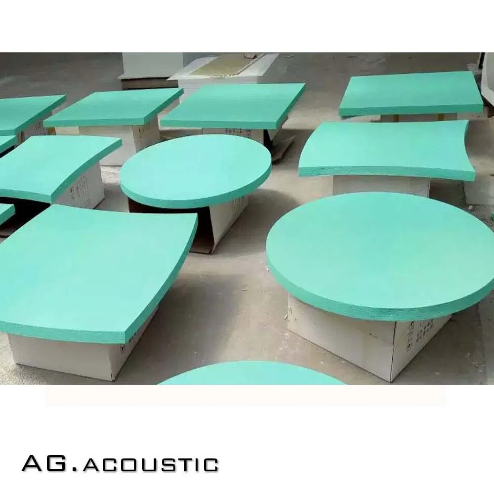 AG. Acoustic Decoration Board Material Glassfiber Sound Absorption False Ceiling Tiles