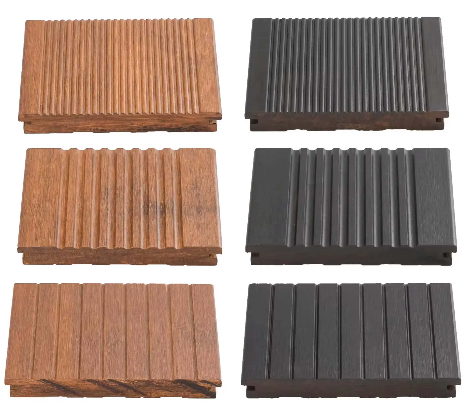 Waterproof Weather Resistant Outdoor Bamboo Composite Decking Flooring Board