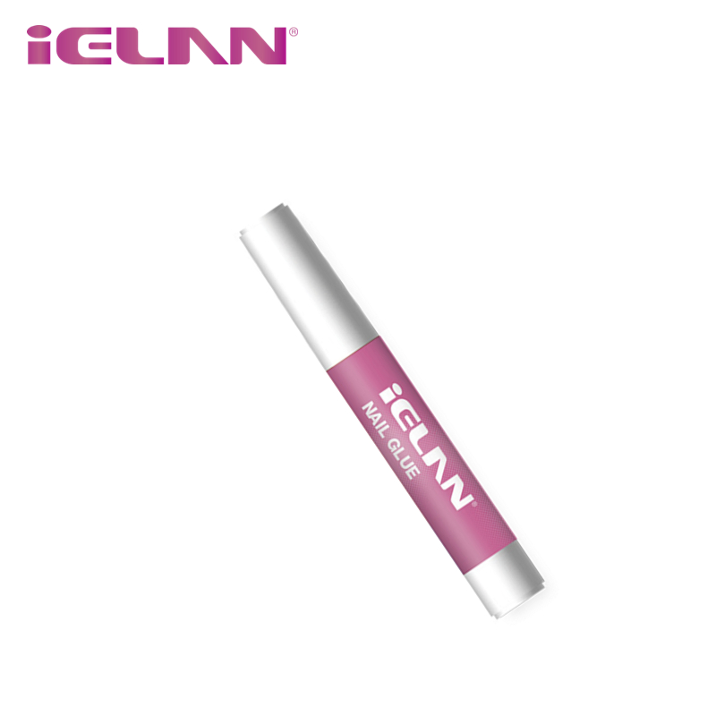 Professional Free Waterproof Super Clear Mini False Nail Art Glue Good Press on Artificial Hypoallergen Nail Decoration Adhesive with Brush
