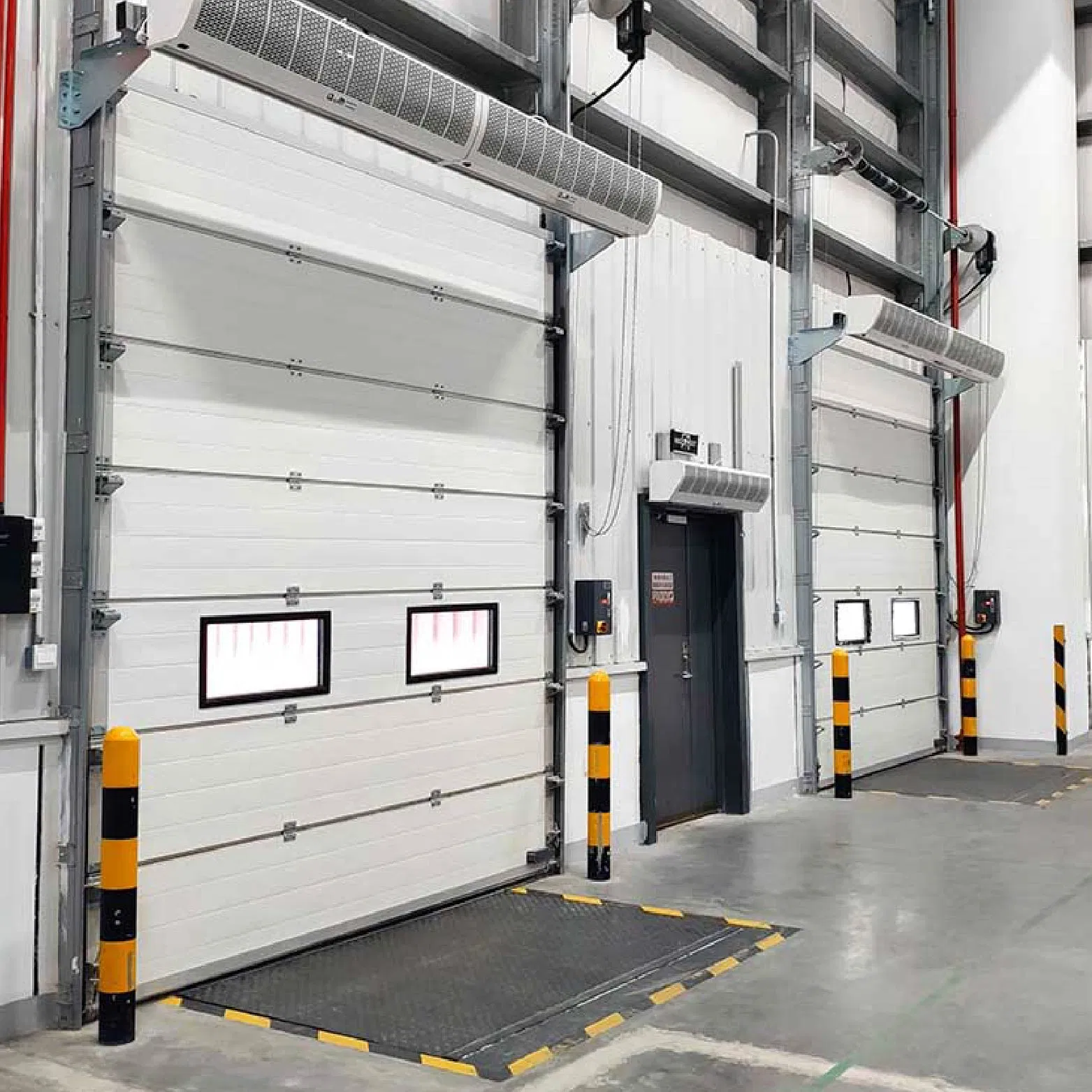 Customizable Panels Sectional Garage Doors with Windows for Aesthetic Appeal