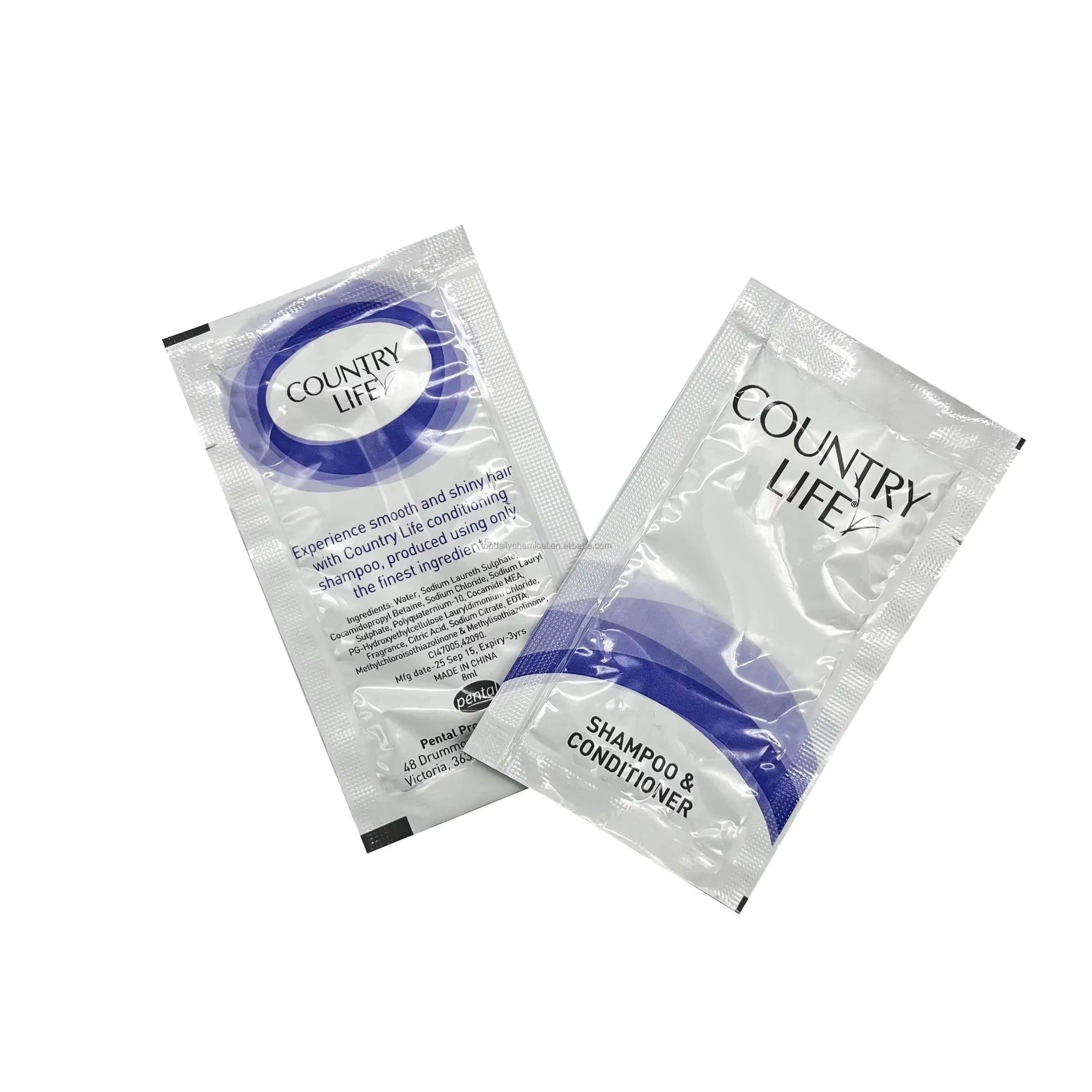 Cosmetic Sample Sachet Flat Packaging Small Packet Bag with Printing Shampoo