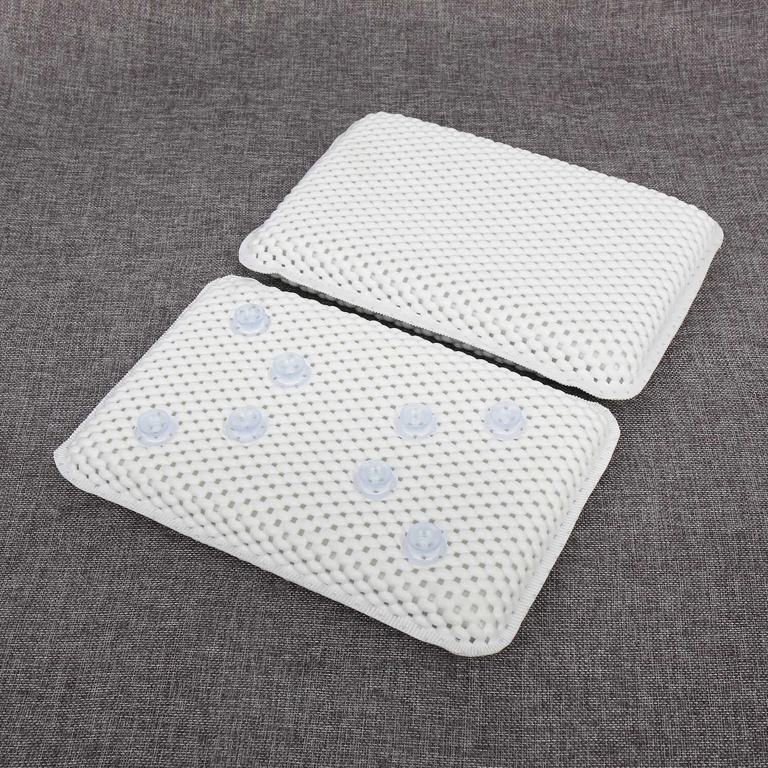 Best Selling Mesh SPA Bathtub Pillow Suction Cups Cushion Washable Non Slip Bath Tub Pillow