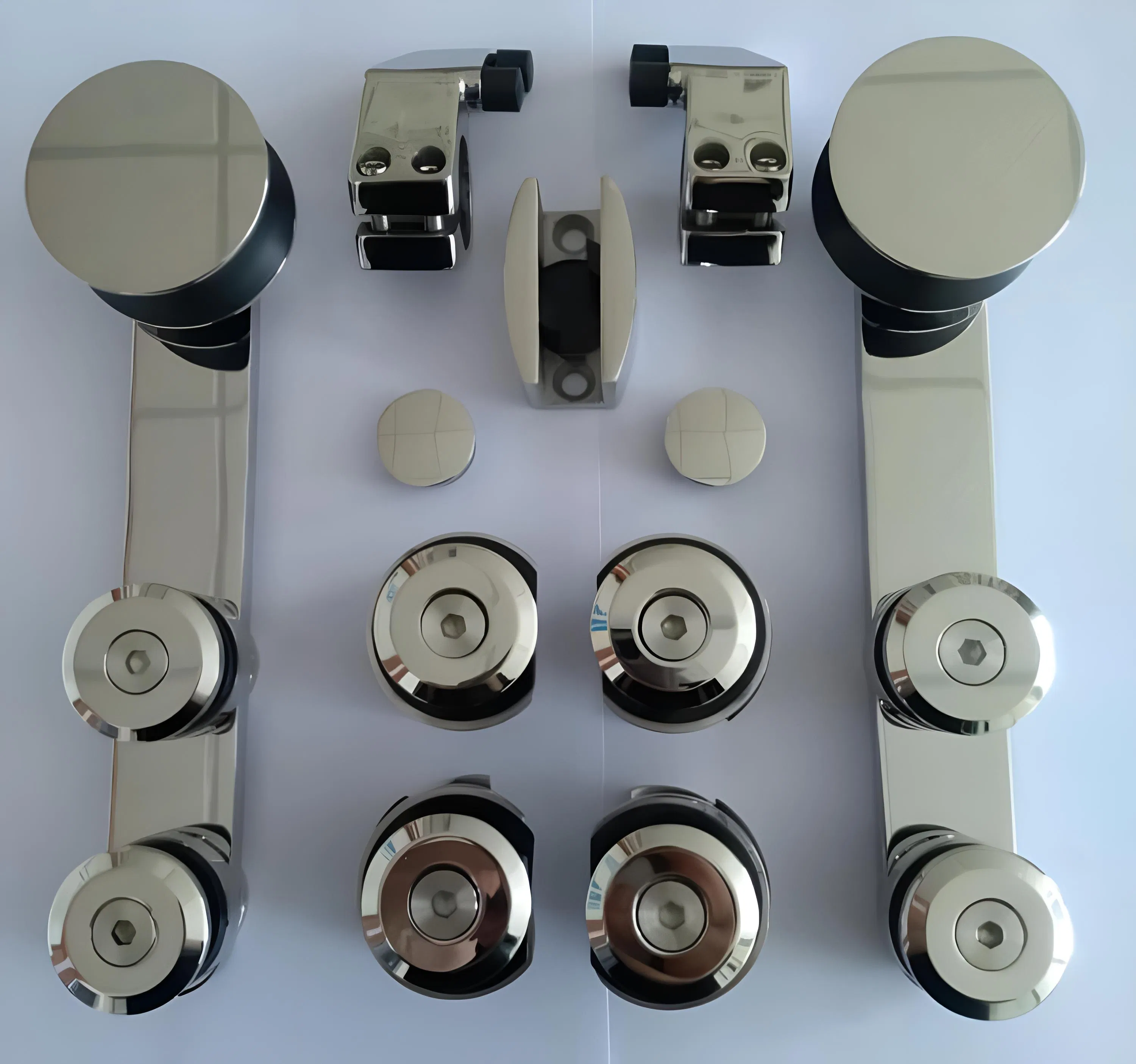 Frameless Glass Sliding Door System Fitting Glass Sliding Kits Hardware