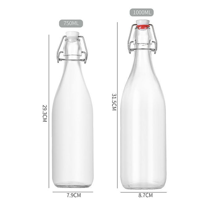 750ml 1000ml Packaging Bottle Empty Red Wine Glass Bottle Bordeaux Bottle