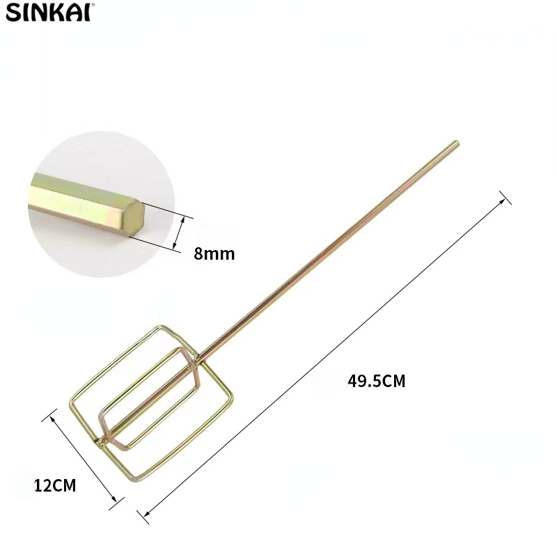 Насадка-миксер для краски и шпаклевки из нержавеющей стали