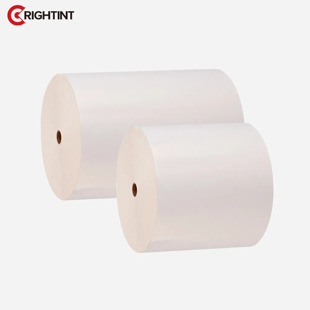 Factory Packaging rollo de etiquetas wholesale jumbo roll etiqueta adesiva label material