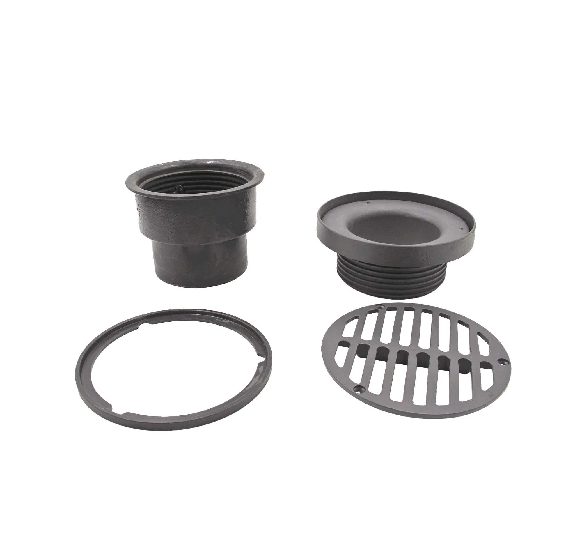 Customized Cast Iron Above Grade Nickel No-Hub Connection Ductile Flashing Floor Drain