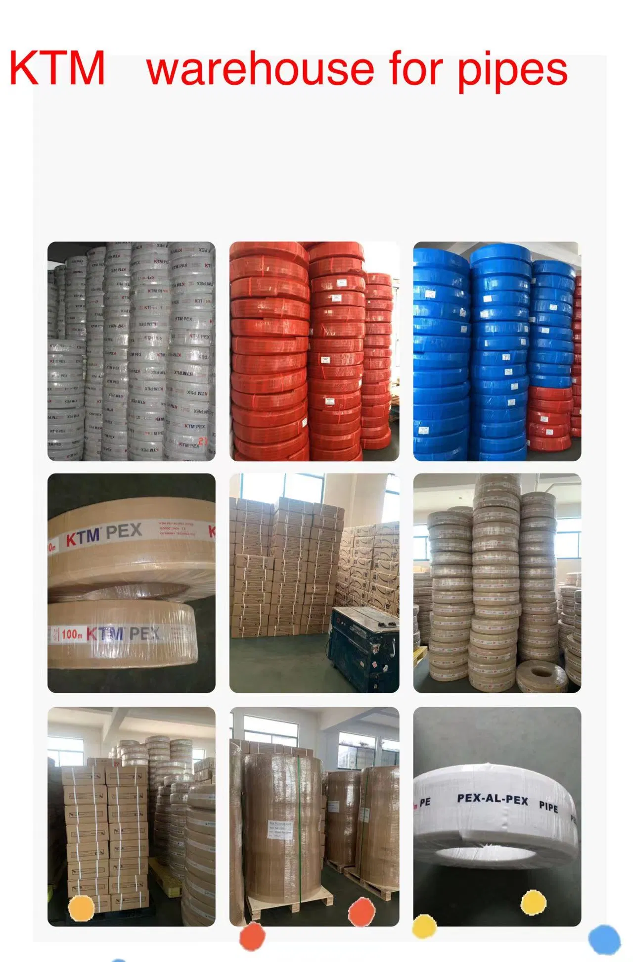 Ktm Pex-Al-Pex Pipe for Water and Gas Supply