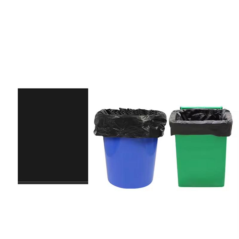 Durability Garbage Separation Thickened Double Design Heavy Duty Plastic Flat HDPE Garbage Bag