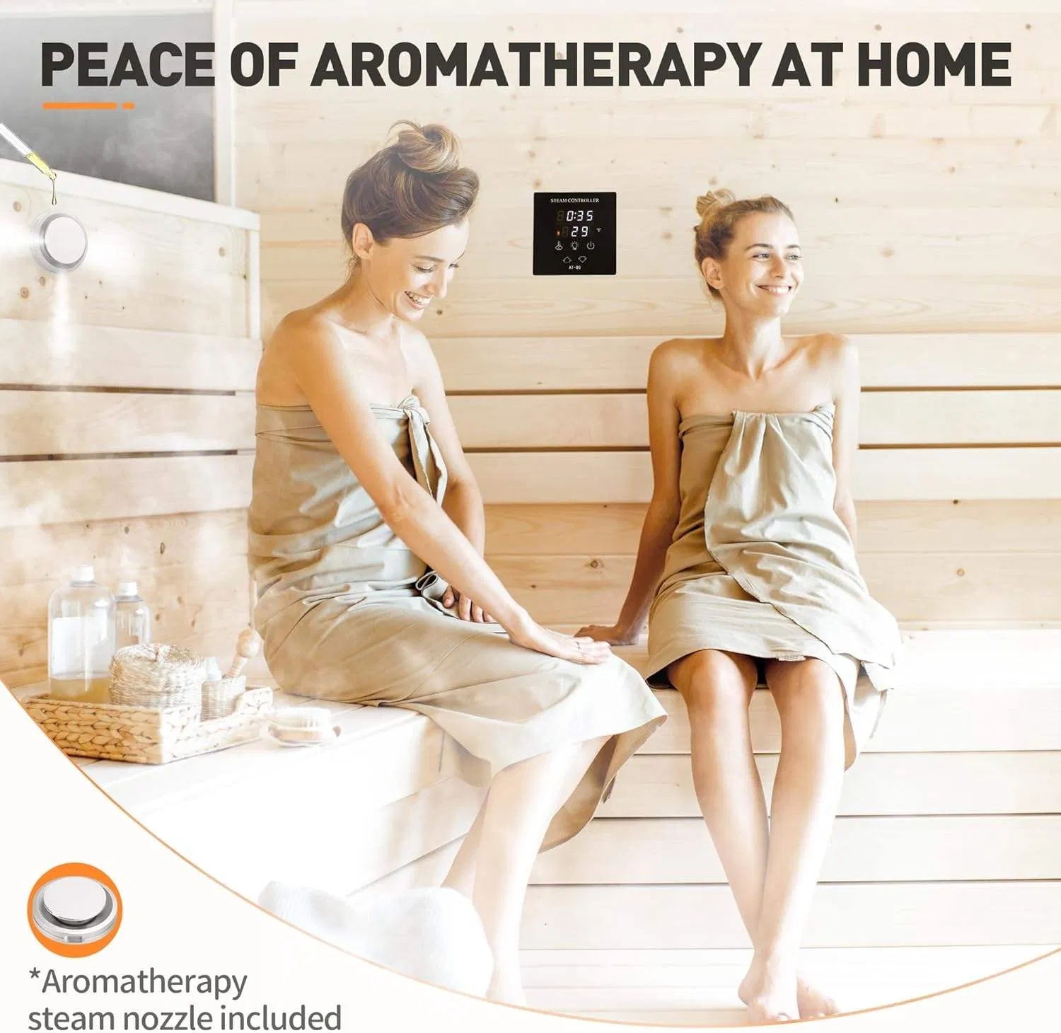 Парогенератор Atcsteam 4.5 кВт для дома и SPA