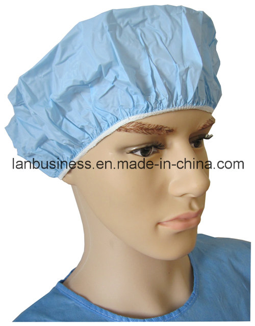 PVC Single-Layer Shower Cap in Blue