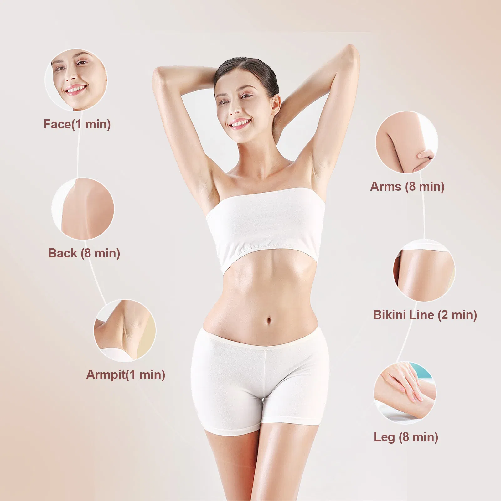 Home Use Laser Machine Ice Cool Epilator IPL Hair Removal Device