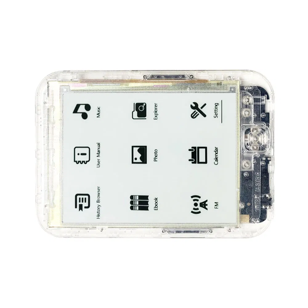 Transparent Case Vehicle Prison Product 6 Inch Ink Screen E-book Reader