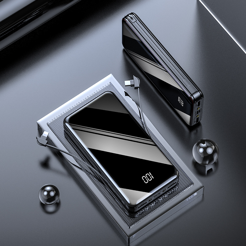 Портативный Power Bank 20000 мАч с зеркалом