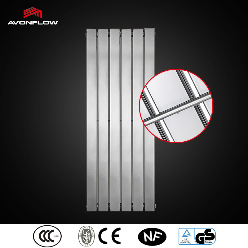 Avonflow CE/NF/GS/ETL/UL Chrome Hydronic Hot Water Central Heating Home Steel Designer Towel Radiator