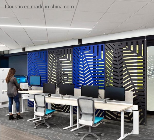 Anti-Noise Polyester Acoustic Panels Divider Soundproof Pet Acoustic Privacy Screen Partition