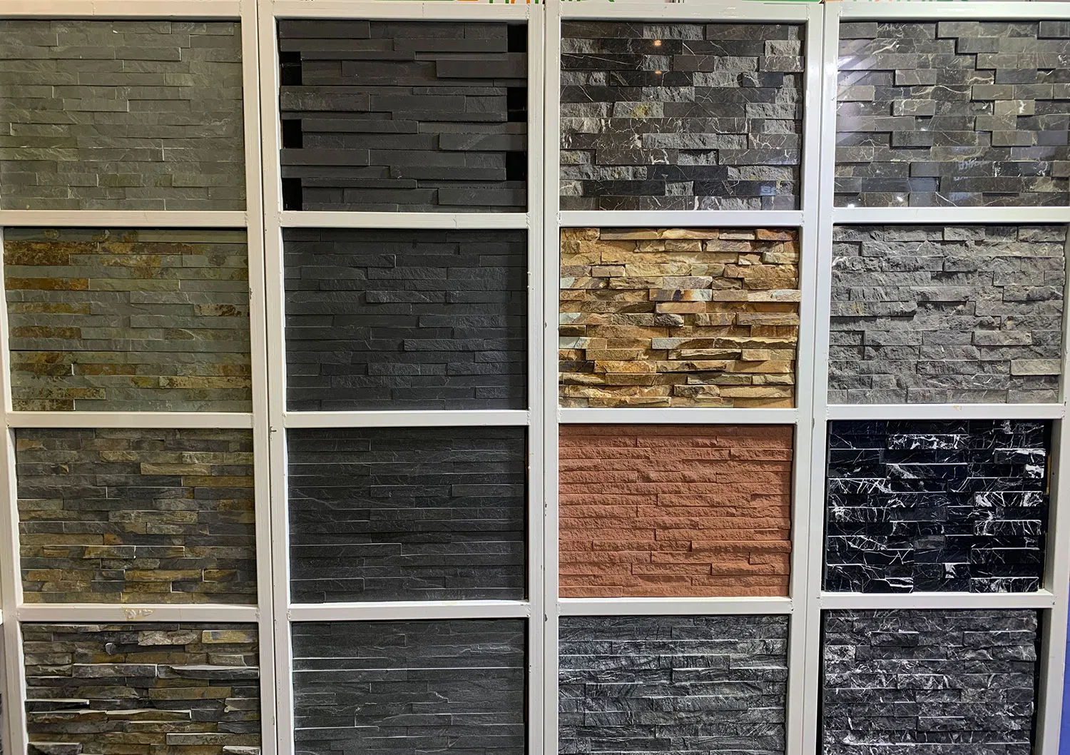 Exterior Wall Veneer Granite Stone Panels Natural Stone Tiles Wall Cladding Culture Stone for Fireplace