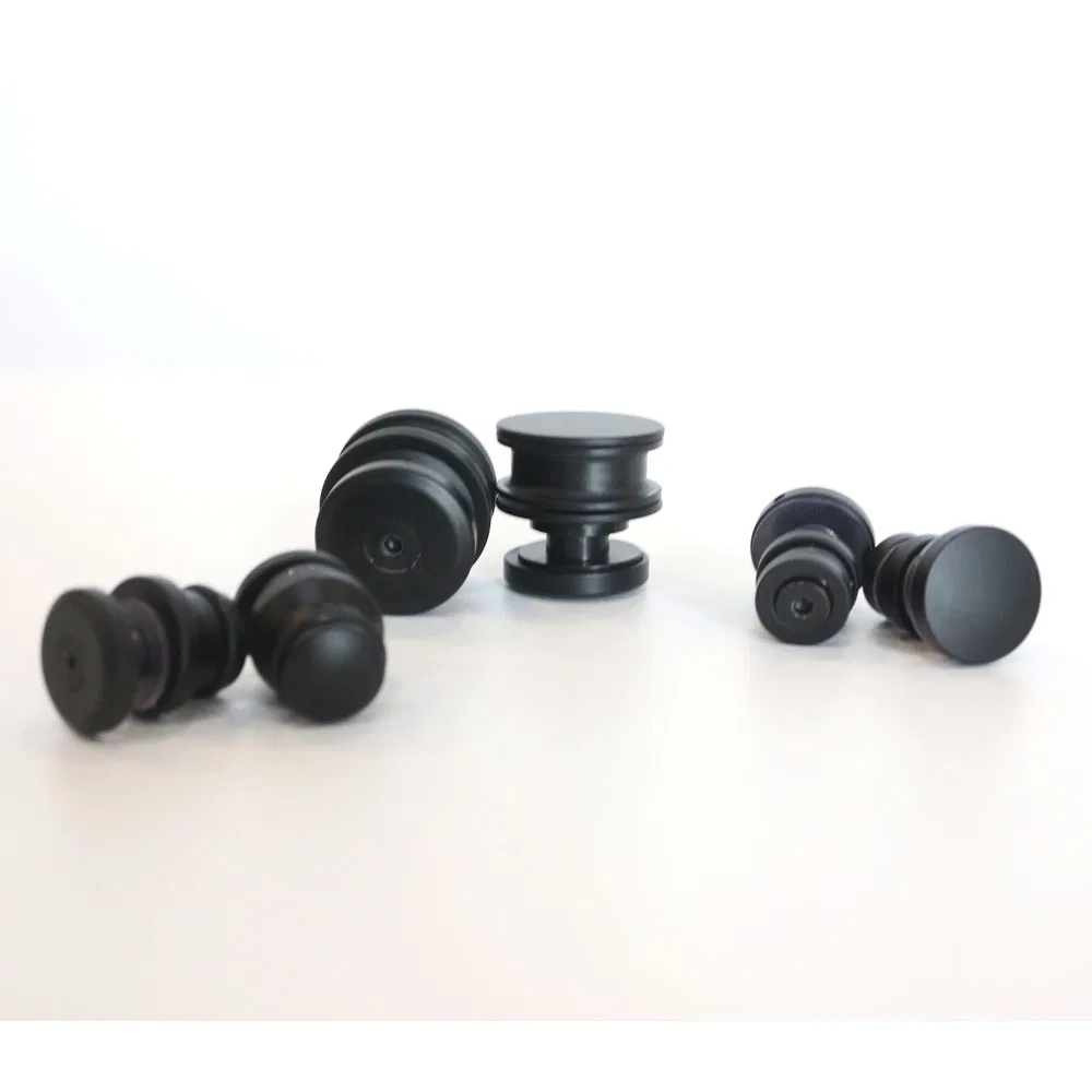 Matt Black Glass Door Slide System Shower Sliding Door Rollers System