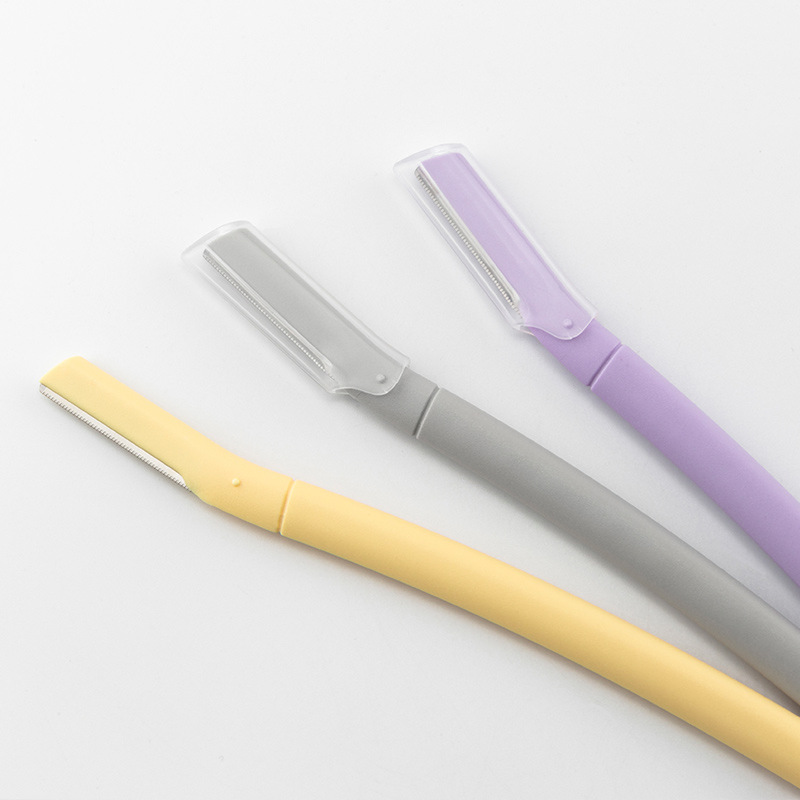 Hot Selling Private Label Makeup Tool Women Facial Eyebrow Razors Pack