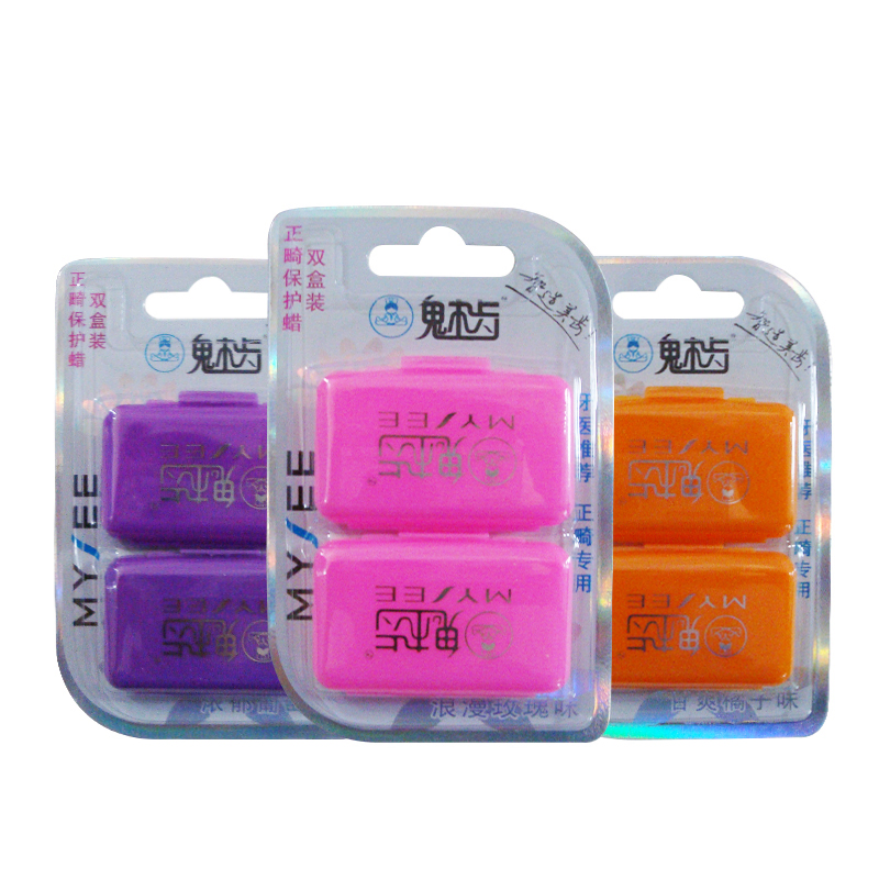 Premium Orthodontic Bracket Relief Wax in Assorted Colors and Flavors