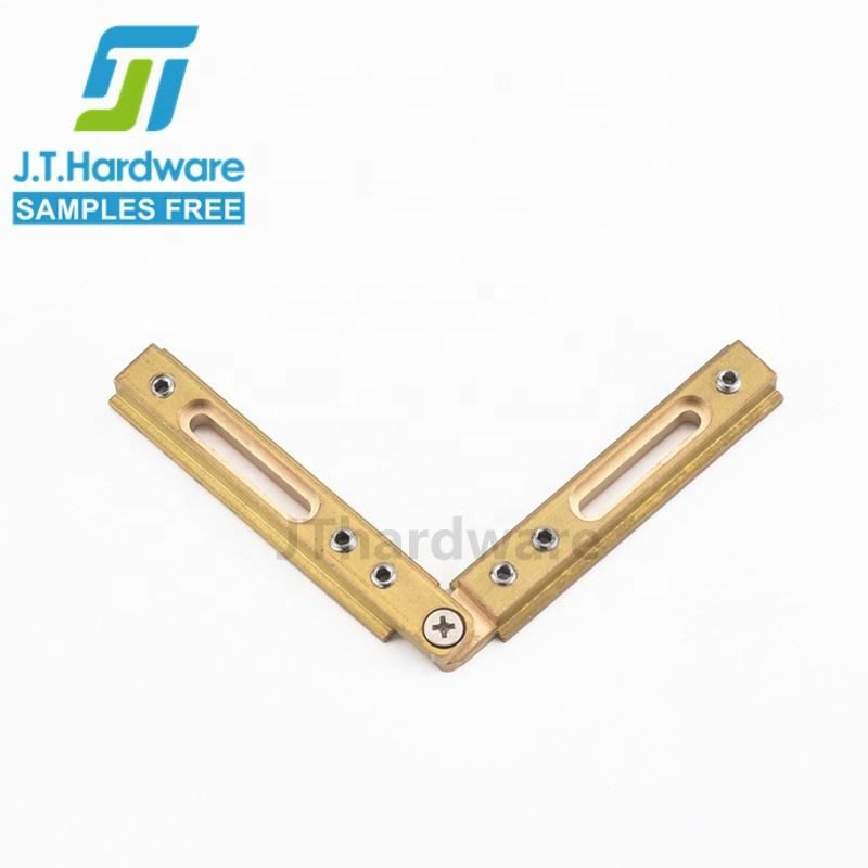 Factory Direct Sale Deluxe Shower Door Brass Header Adjustable Header Corner Brackets