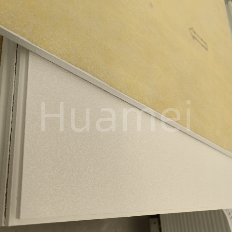Fireproof Acoustic Ceiling Tiles Fiberglass Materials Tegular Edge