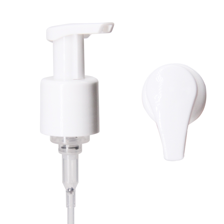 PP Plastic 40mm 42mm 43mm White Color Foam Pump Soap Dispenser for Plastic Bottle