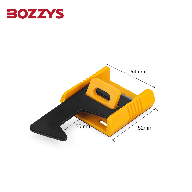 Bozzys Simple Circuit Breaker Lockout with Steel Plate