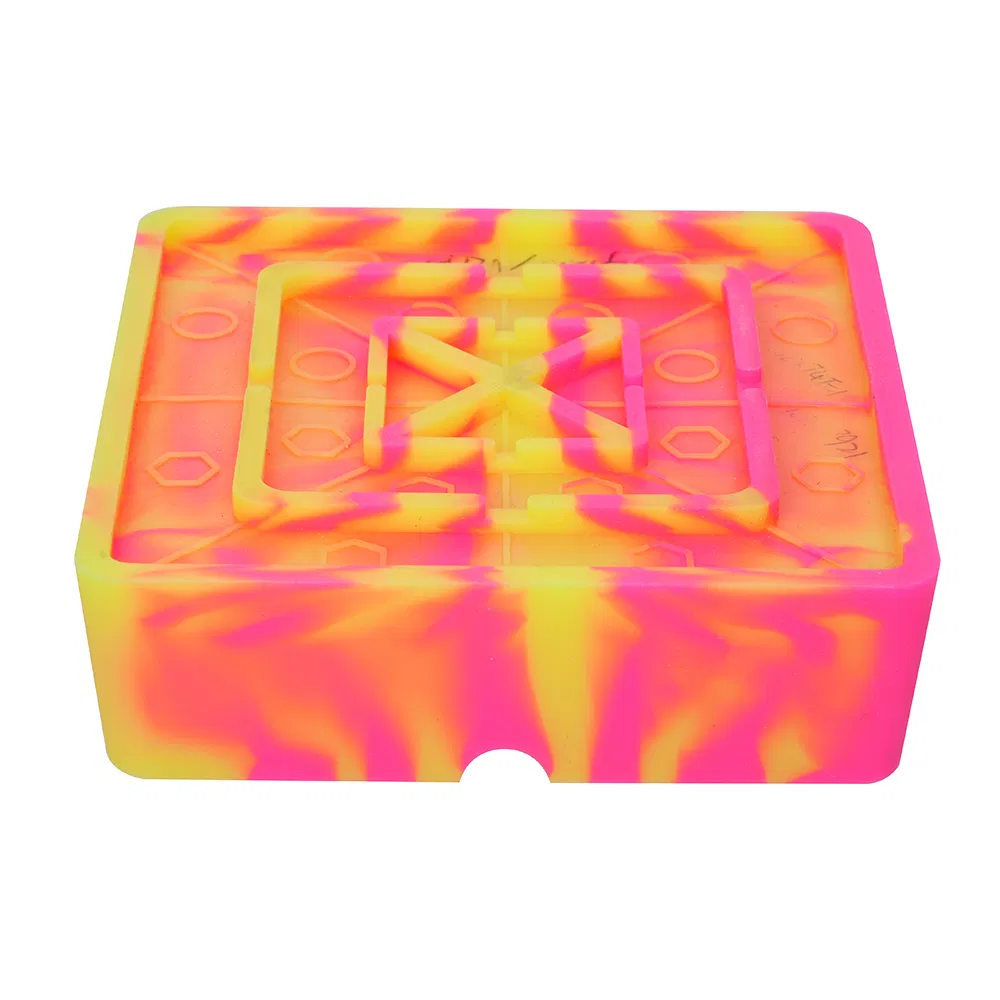 8*2cm Silicone Ashtray Square Design Premium Silicone Rubber High-Temperature Heat Resistant Ashtray