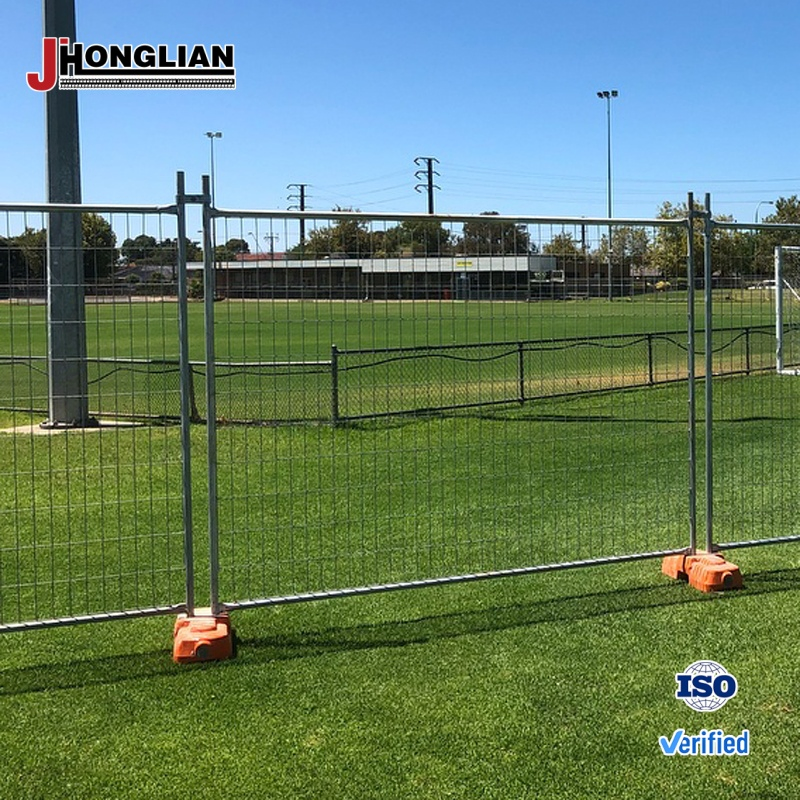 PVC Coated Temporary Fence - Green/Black UV Protection