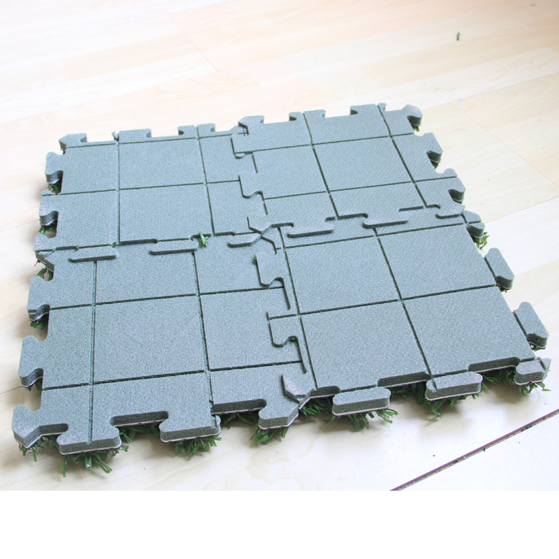 Interlocking Plastic Artificial Grass Mat