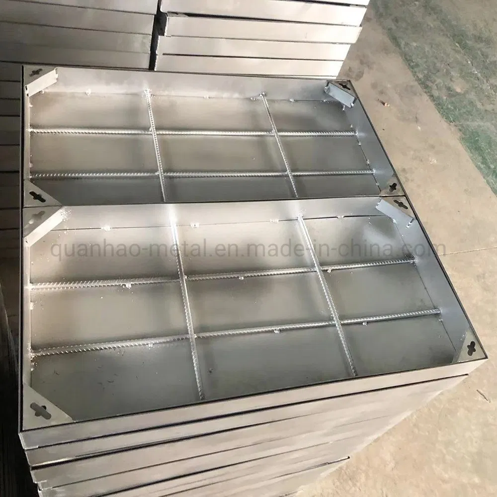 Bespoke Heavy Duty Block Paving Galvanised Recessed Manhole Cover with Frame