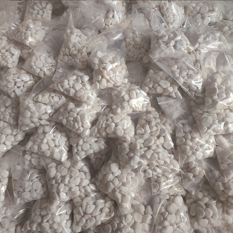 Natural Snow White Pebbles Stone for Decorative Rocks