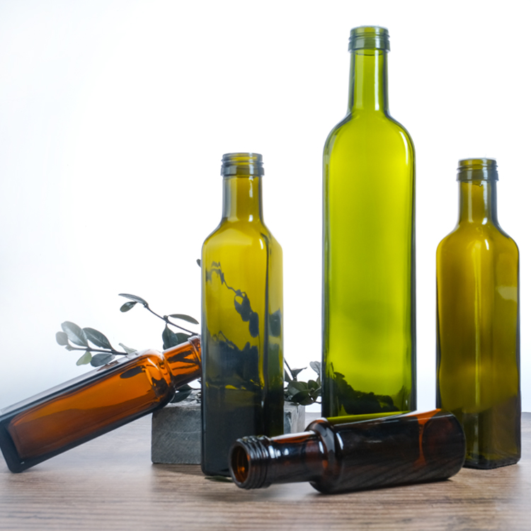 Durable Amber Glass Bottles for Optimal Olive Oil Storage