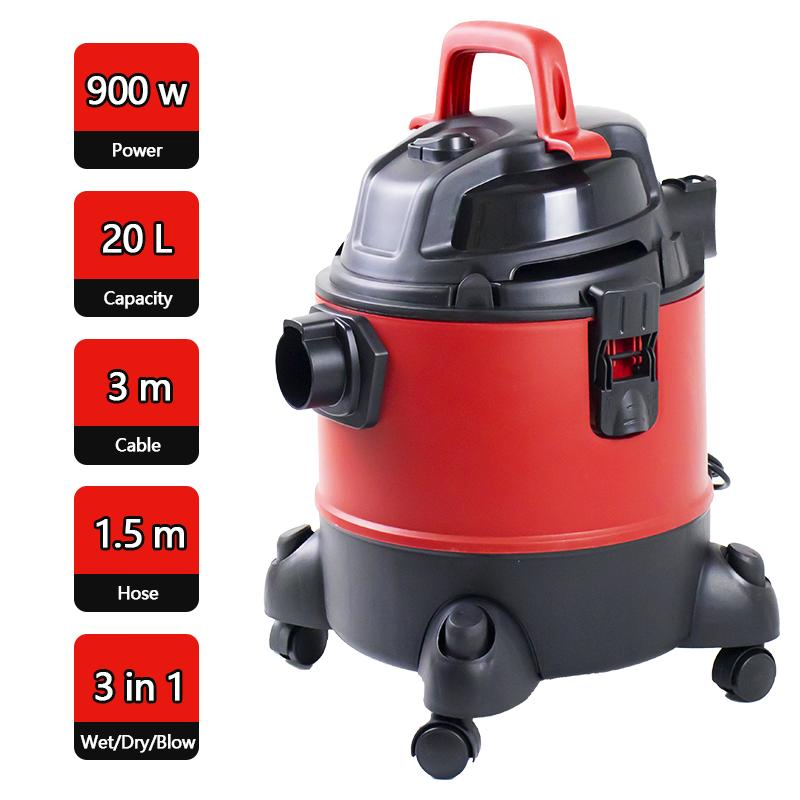 Mini Upholstery Vacuum Cleaner 3 in 1 Wired Portable Wet Dry Strong Commercial Vacuum Cleaner for Carpets and Floors