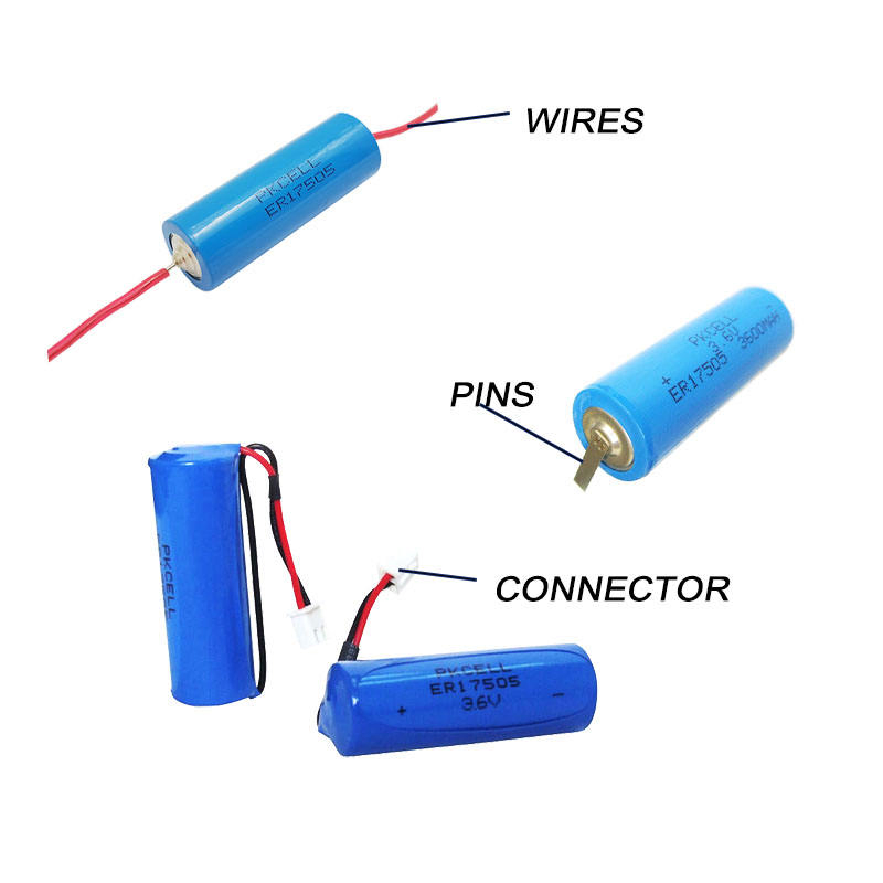 Литиевая батарея ER17505 3.6V 3400mAh