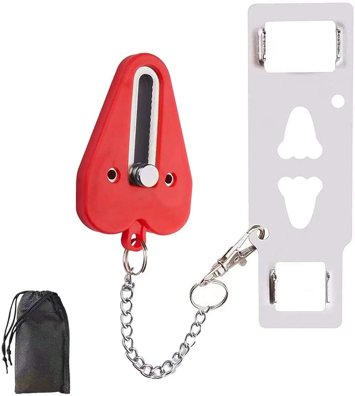 Factory New Portable Door Travel Lock Security Safety Travel Guard Hotel Privacy Stopper Portable Door Lock Hardware Accessories