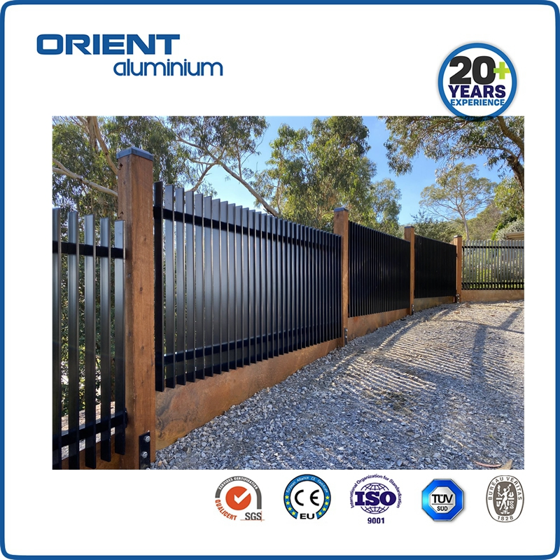3D Vertical Aluminum Blade Batten Fencing Panel Garden Fence
