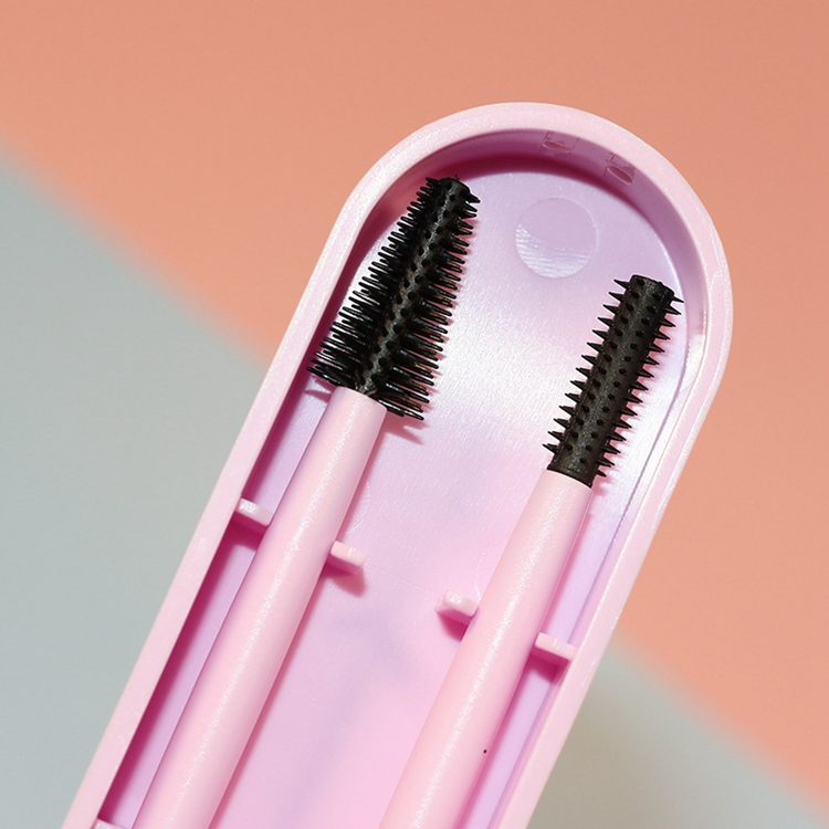 Personalized Eyelash Applicator Mascara Brushes Wands Silicone Eyebrow Brush and Spoolie Disposable Eyelash Brush