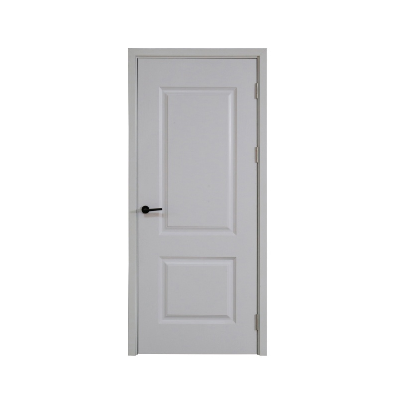 PVC Pressed Door with Fast-Assembly Frame Design and Decorative Embossed Pattern for Quick Interior Upgrades