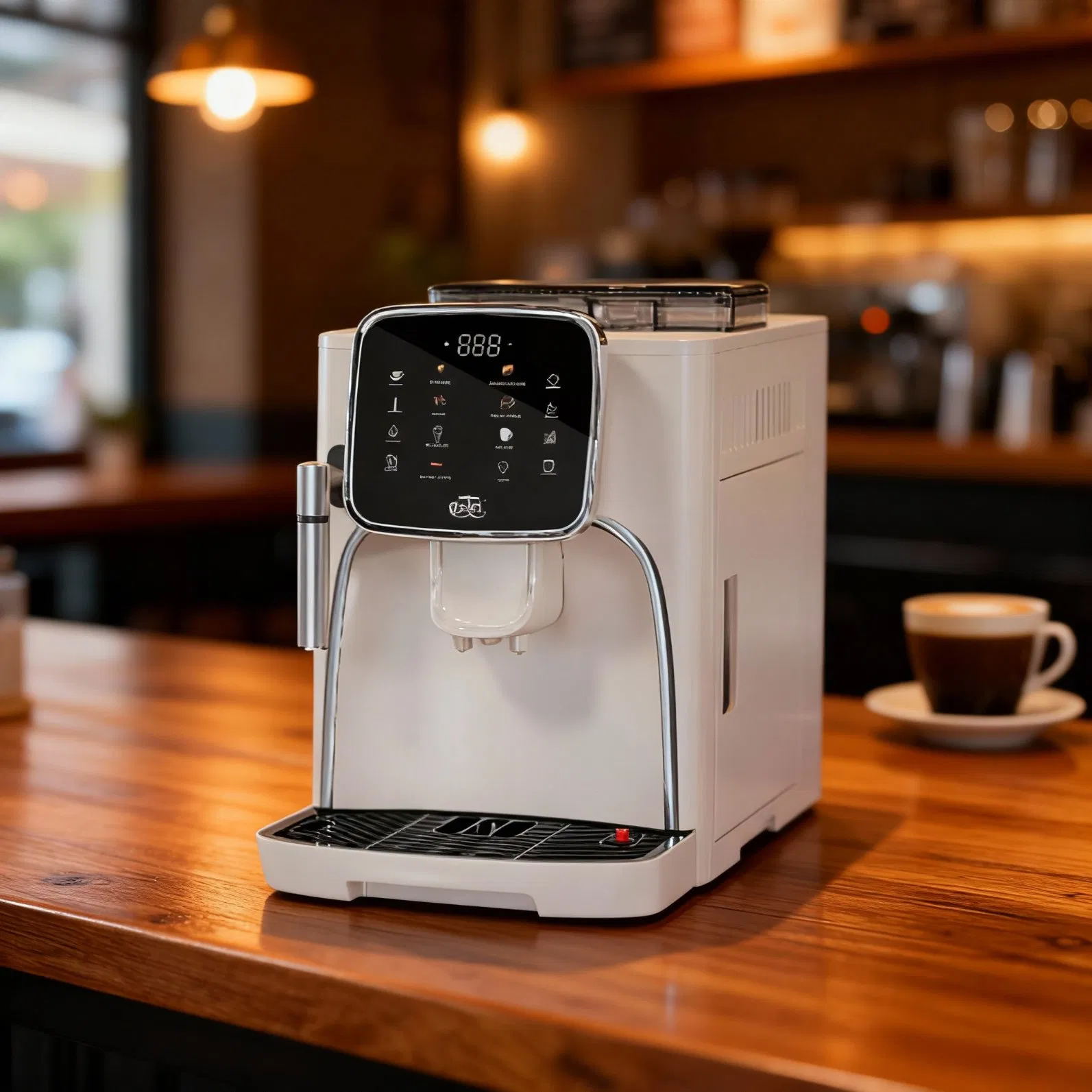 Commercial Coffee Machine for Office Use with Bean to Cup Fresh Grinding Technology