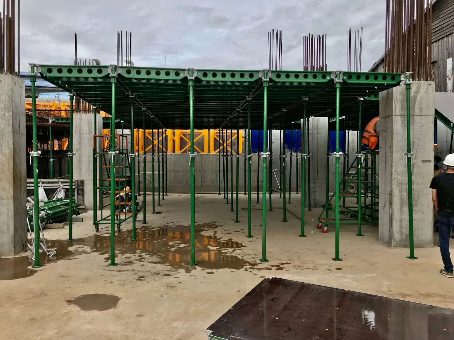 Green Bamboo Plywood Slab Formwork System