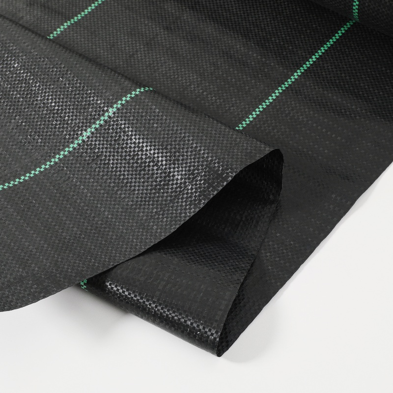 Agricultural Plastic PP Woven Fabric Mulch Weedmat / Weed Control Mat