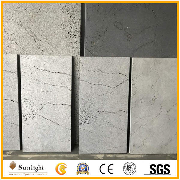 Polished/Honed/Antiblasted Ants Line Bluestone Basalt for Wall Decorataion