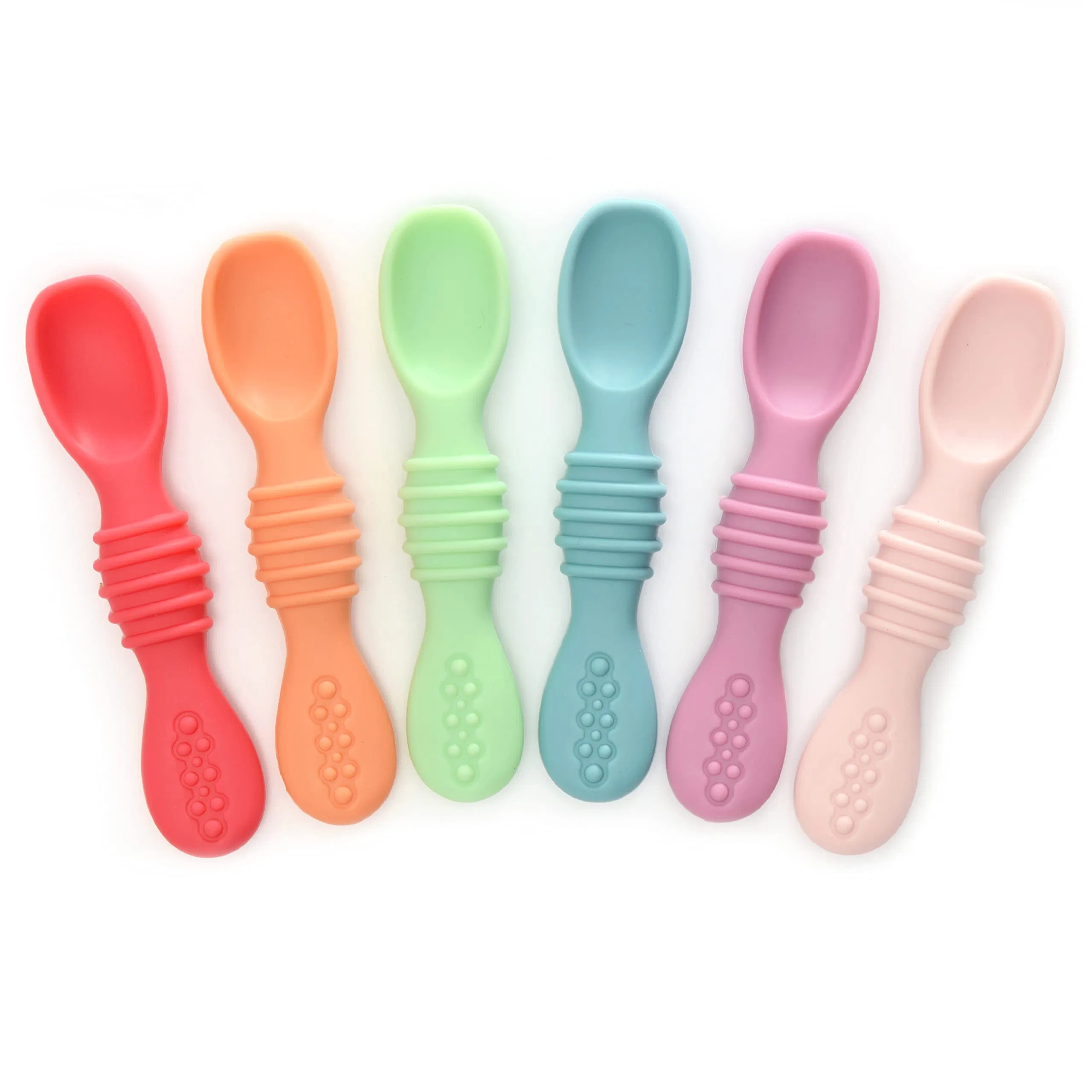 Silicone Baby Chew Spoon Set