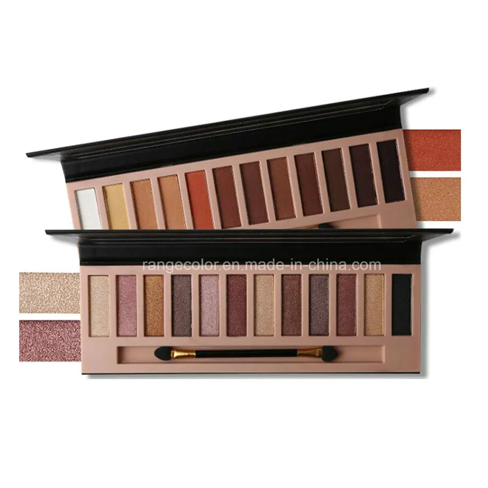 Dry Powder Long Lasting Mineral Matte and Shimmer 12 Color Eyeshadow Palette