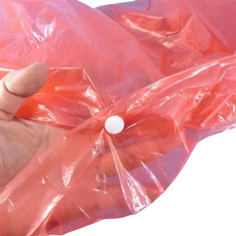 Disposable Pocket Raincoat Adult Emergency Waterproof Hood for Camping Hiking Travel, Unisex Extra Thick Disposable Emergency Waterproof Rain Coat Wyz17222"