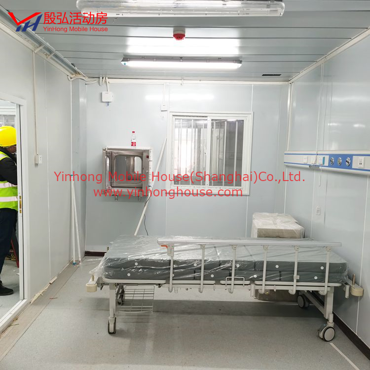 Mobile Homes Tiny Houses Prefab Building African 20FT 40FT Prefabricated Small Prefab Steel SIP Container Houses Fast Hospital